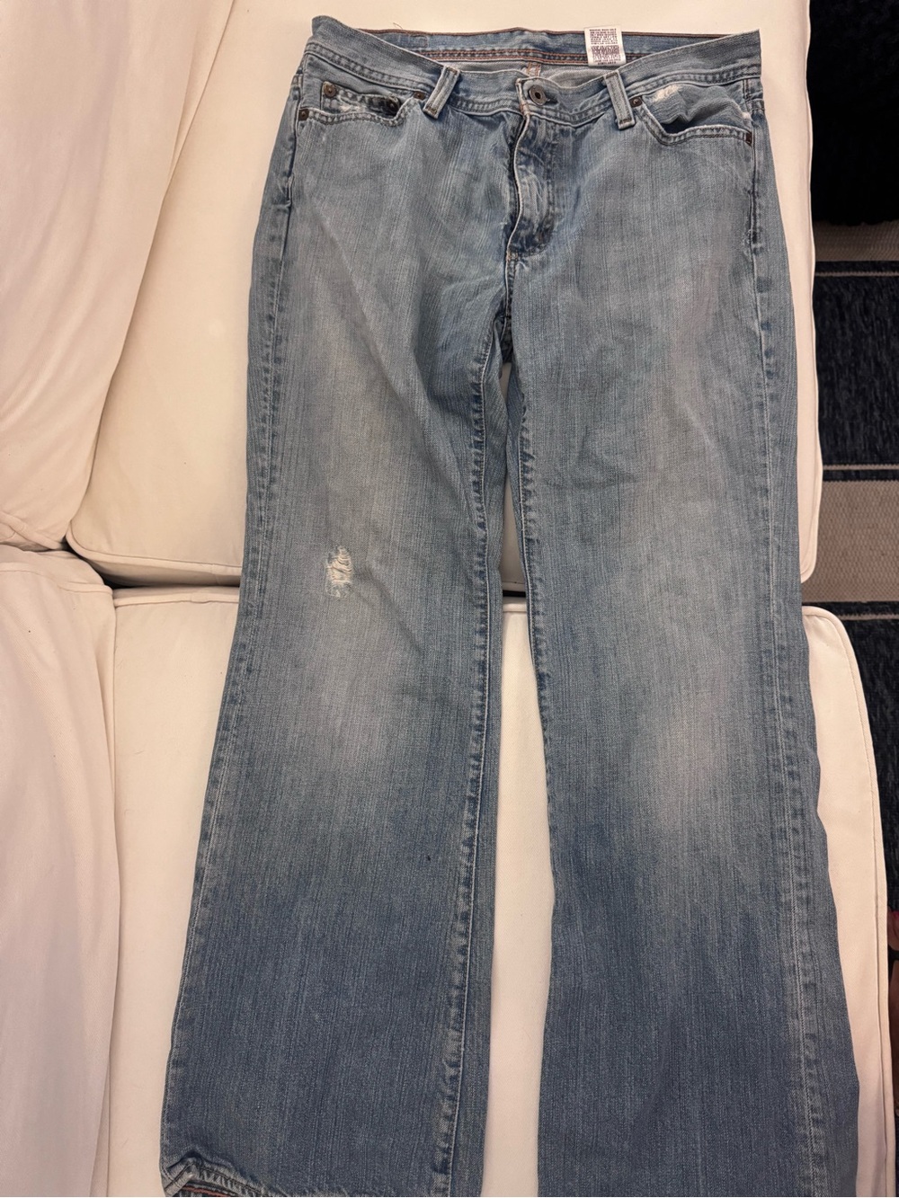 Ralph Lauren faded blue flare jeans